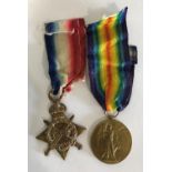A GREAT WAR PAIR TO A MILITARY MEDAL RECIPIENT. A First World War pair comprising 1914-15 Star and