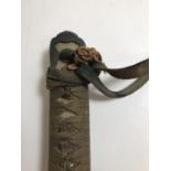 A SECOND WORLD WAR JAPANESE OFFICERS SWORD. A World War Two Japanese Army Officers Shin Gunto Sword,