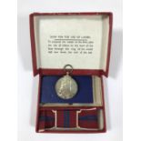 A 1953 CORONATION MEDAL. A Queen Elizabeth II Coronation medal, 1953, in case of issue, awarded to a