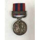 A VICTORIAN INDIA GENERAL SERVICE MEDAL 1854-95. An Indian General Service Medal with Burma 1885-7