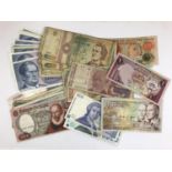 A COLLECTION OF WORLD BANK NOTES. A large collection of World notes, the majority post war, to