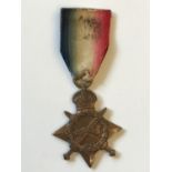 A 1914-15 STAR TO THE YORKSHIRE LIGHT INFANTRY. A 1914-15 Star named to 14245 Private A. E.