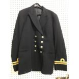 A COLLECTION OF ROYAL NAVY UNIFORM. A collection of Naval uniform comprising a No. 5 Uniform