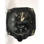 A SMITHS ALTIMETER, 20,000FT. A Smiths Altimeter, Code KAA0901 W, Serial number AM987, Mod No. 03.