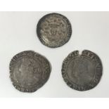 A HENRY VI GROAT, AN ELIZABETH I AND CHARLES I SHILLING A Henry VI groat, possibly 1430-31 Calais