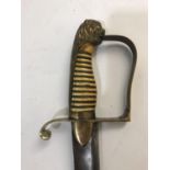 A YEOMANRY CAVALRY OFFICER'S SWORD C.1800. An early 19th century Yeomanry Cavalry Officer's Sword