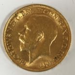 A SOVEREIGN. A George V Sovereign dated 1912.