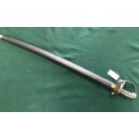 A VICTORIAN FLINTSHIRE RIFLES SWORD BY FIRMIN OF LONDON. An 1827 Pattern Rifle Officers sword by