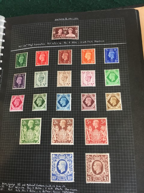 GREAT BRITAIN STAMP ALBUMS 7 albums in total including a well laid out album with various used 1d - Image 18 of 36