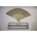 ANTIQUE FANS, PARASOL & VINTAGE CLOTHING a mixed lot including a qty of 19th and early 20thc baby