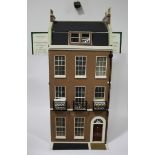 LARGE DOLLS HOUSE & DOLLS HOUSE ACCESSORIES a large 4 storey dolls house with fitted interior