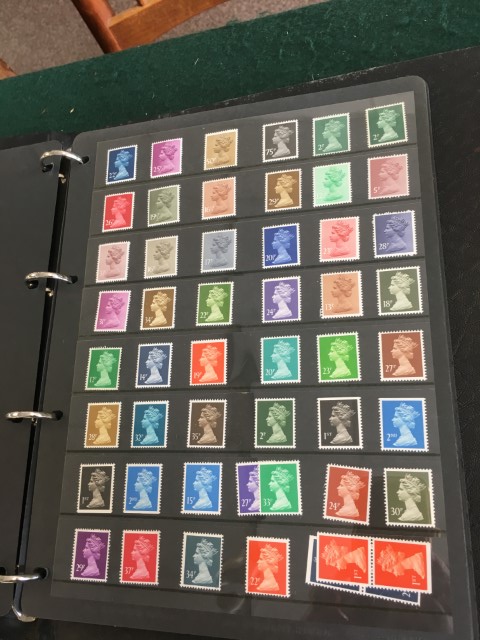 GREAT BRITAIN STAMP ALBUMS 7 albums in total including a well laid out album with various used 1d - Image 8 of 36