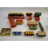 HORNBY 0 GAUGE including a boxed No 2 Corridor Coach, boxed RS690 Banana Van, boxed RS664