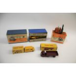 DINKY TOYS 4 boxed models including 571 Coles Mobile Crane, 14c Coventry Climax Fork Lift, 421