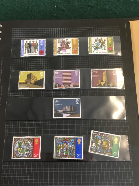 GREAT BRITAIN STAMP ALBUMS 7 albums in total including a well laid out album with various used 1d - Image 12 of 36