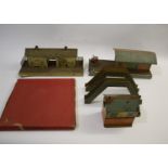 HORNBY RAILWAY ACCESSORIES including a boxed No 2 Turntable, and various unboxed items including