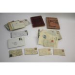 POSTAL HISTORY various covers including 1850's 1d reds, 2d blue, some foreign etc. Also with 2 small