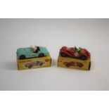 DINKY TOYS including a boxed 111 Triumph TR2 Sports Car, with a turquoise body and racing no 25.