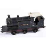 SCRATCH BUILT LOCOMOTIVE - ATLAS, 1913 a wonderful wooden model of a 0-6-0 industrial style tank