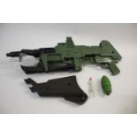 JOHNNY SEVEN ONE-MAN-ARMY PLASTIC RIFLE, by Topper Toys, unboxed, with grenade but incomplete