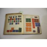 STRAND STAMP ALBUM including 19thc and 20thc GB content, including some blocks of mint stamps