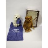 BOXED STEIFF TEDDY BEAR a boxed Steiff Bear Jeremy, No 293 of 1500, with a certificate and box (