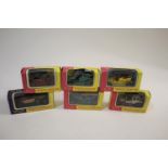 MATCHBOX MODELS OF YESTERYEAR 6 boxed models including Y3 1910 Benz Limousine (green body and