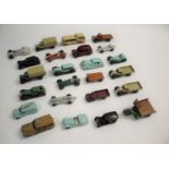 VINTAGE DIE CAST TOYS - DINKY TOYS a qty of unboxed die cast toys, including Dinky Toys Frazer-Nash,