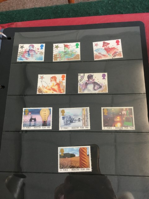 GREAT BRITAIN STAMP ALBUMS 7 albums in total including a well laid out album with various used 1d - Image 6 of 36