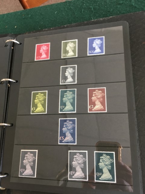 GREAT BRITAIN STAMP ALBUMS 7 albums in total including a well laid out album with various used 1d - Image 9 of 36