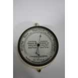 UNIVERSAL BAROMETER - MARINERS an interesting circular barometer in a metal case, marked The