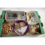 DOLLS HOUSE ACCESSORIES including a collection of miniature glassware (fruit, decanters, dishes