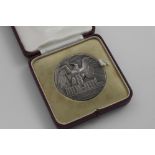 LIVERPOOL CATHEDRAL Silver Presentation Medal to the Bishop of Lichfield, 1934, by Walter Gilbert (