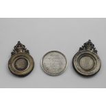 FRANCE: Ecole Secundaire, Pau, engraved silver prize medal, 1832, to D. Tholozan "Prix de