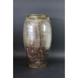 STUDIO POTTERY including a very large stoneware vase by John Davies, Gwynedd Pottery, also with a