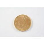 A GOLD KRUGERRAND 1981