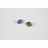 A LOOSE SINGLE TOURMALINE STONE the oval-shaped green tourmaline weighs approximately 2.70 carats,
