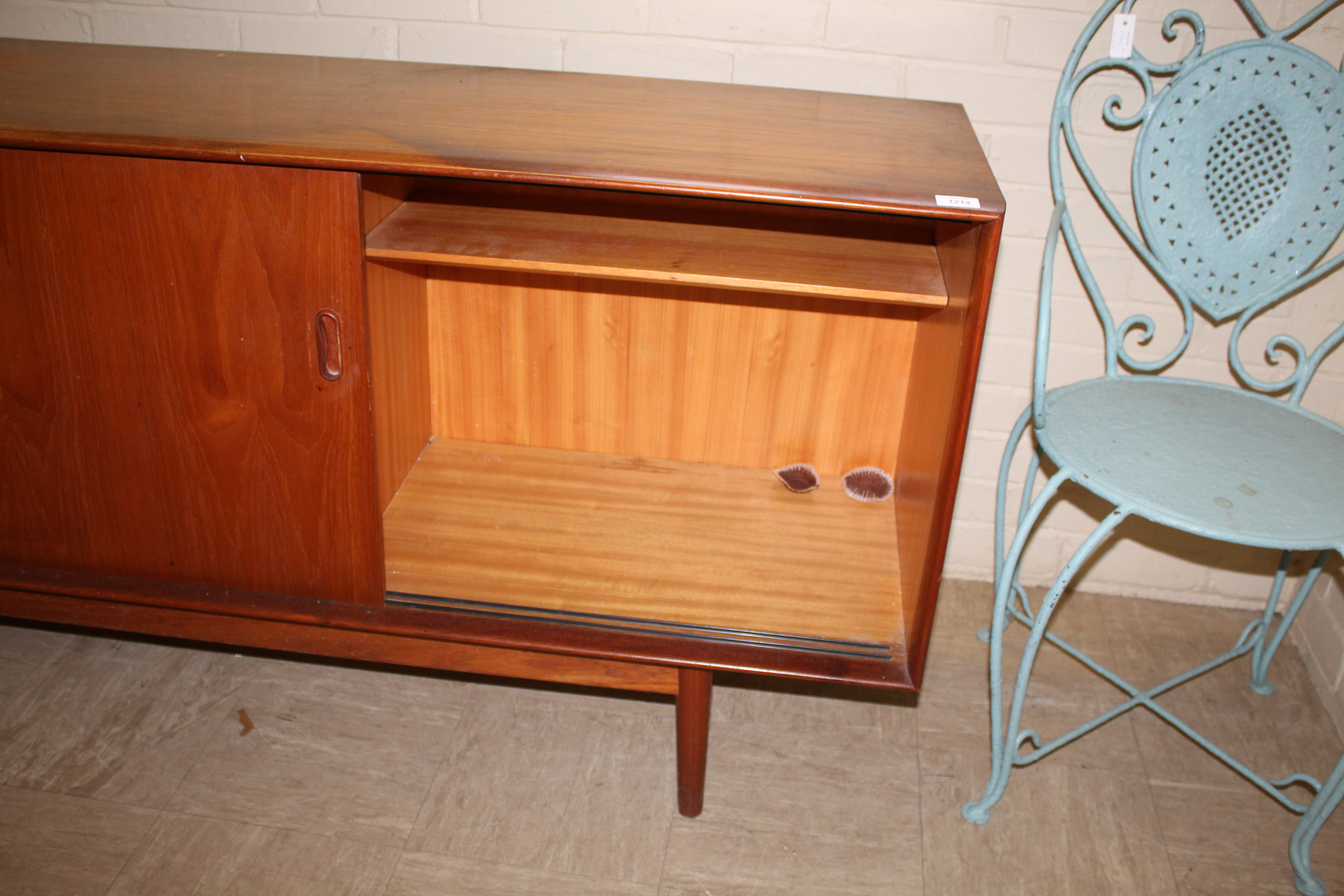 DALESCRAFT - MID CENTURY SIDEBOARD a large teak sideboard circa 1960's, with 4 drawers (1 with - Image 9 of 19