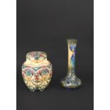 MOORCROFT PHOENIX VASE a modern boxed Moorcroft vase in the Phoenix Bird design, designed by