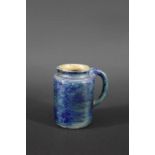MARTIN BROTHERS - MINIATURE JUG a small stoneware jug with a blue salt glaze. Impressed marks (