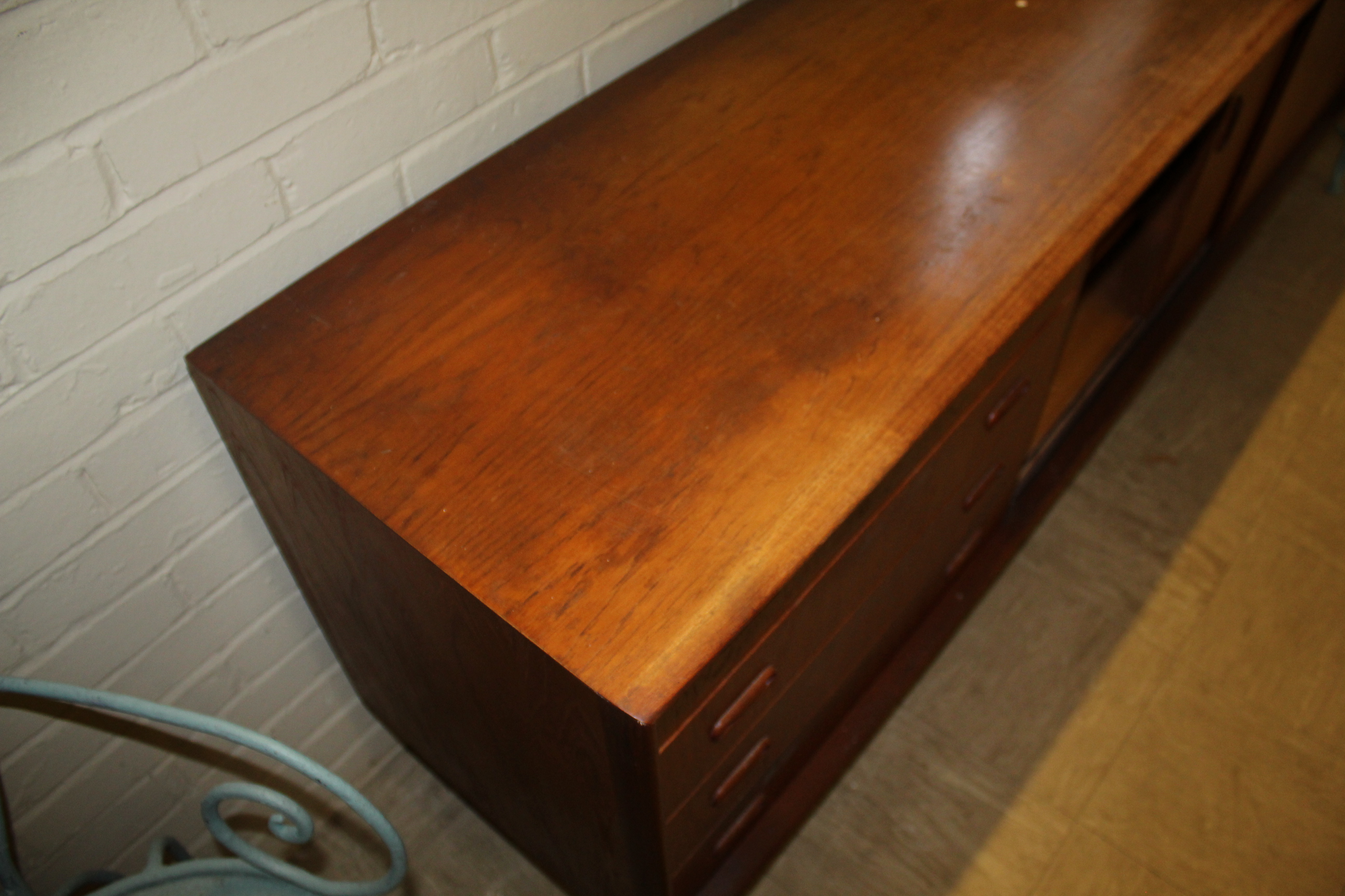 DALESCRAFT - MID CENTURY SIDEBOARD a large teak sideboard circa 1960's, with 4 drawers (1 with - Image 18 of 19