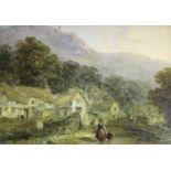 WILLIAM PITT (Fl.c.1847-1890) CHEDDER, SOMERSETSHIRE (sic) Signed and dated 1847, also signed and