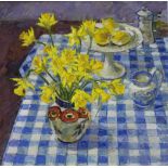 •PATRICIA M. ALGAR (1939-2013) DAFFODILS Signed; also signed, titled, dated 2010 and inscribed