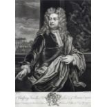 AFTER SIR GODFREY KNELLER (1646-1723) FIVE `KIT-CAT` PORTRAITS to comprise Kneller, Vanburgh,