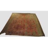 USHAK CARPET Central West Anatolia, circa 1890, the field with an all over design of stepped