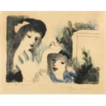 •MARIE LAURENCIN (1883-1956) LES ENFANTS DU CHATEAU (Marchessau 157) Colour lithograph, c.1930,
