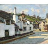•JOHN ANTHONY PARK (1880-1962) YE OLDE JOLLY SAILOR, WEST LOOE Signed, inscribed with title verso,