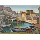 •MARCEL DYF (1899-1985) MARSEILLES Signed, oil on board 51.5 x 71.5cm. Provenance: London, Sothebys,