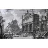 GIOVANNI BATTISTA PIRANESI (1720-1778) VEDUTE DI ROMA: PALAZZO FABBRICATO SUL QUIRINALE.. (Hind