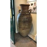 LARGE TERRACOTTA AMPHORA height 163cm